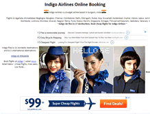 Tablet Screenshot of indigo-airlines.net